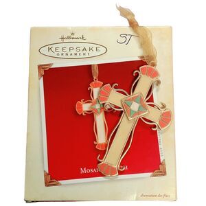 Hallmark Keepsake Ornament 2005 Cross Mosaic of Faith Christmas Holiday Decor